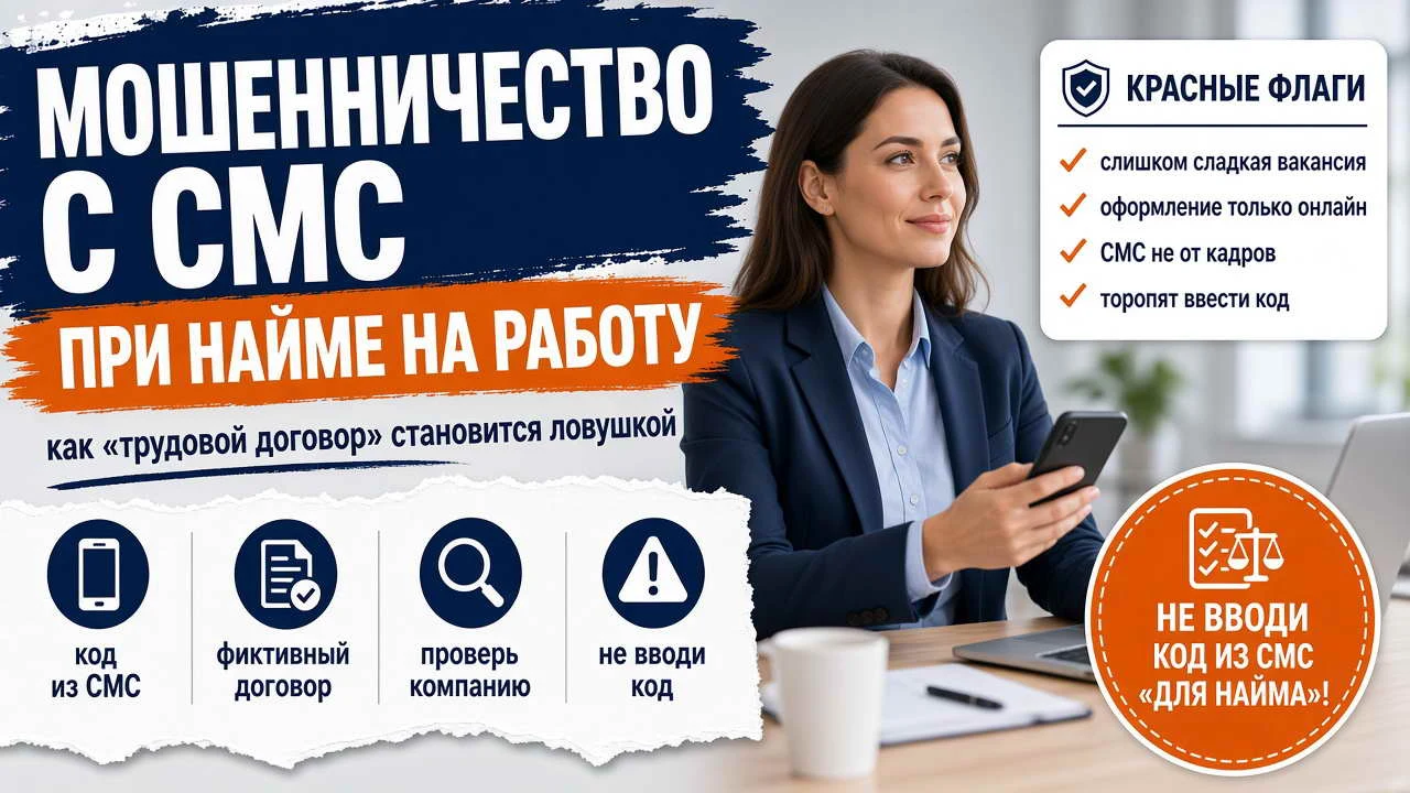 Мошенничество с СМС при найме на работу: как обманывают при трудоустройстве