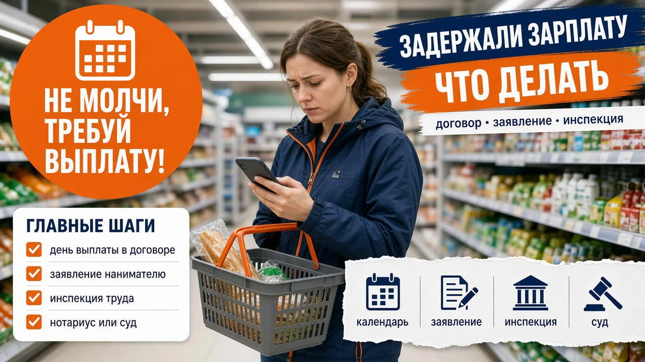 Задержали зарплату: что делать по Трудовому кодексу