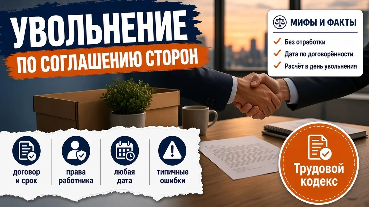 Увольнение по соглашению сторон в Беларуси: что важно знать по Трудовому кодексу в 2026 году