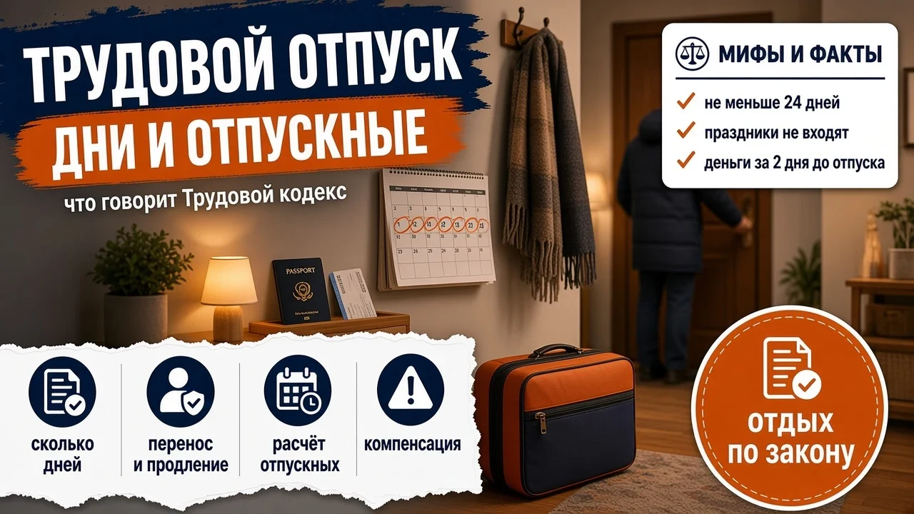 Трудовой отпуск в Беларуси: сколько дней положено и как считают отпускные по Трудовому кодексу